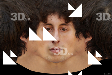 Male head texture
