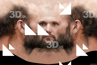 Male head texture