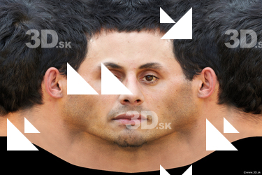 Male head texture