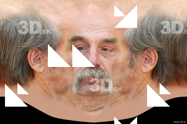 Male head texture