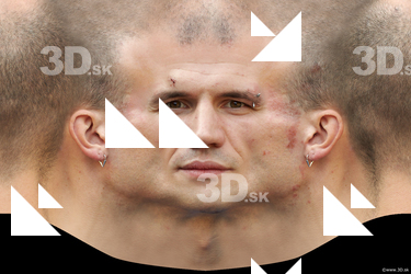 Male head texture