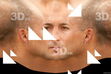 Male head texture