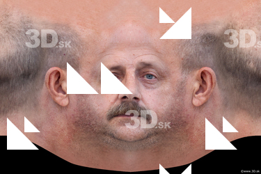 Male head texture