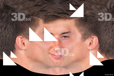 Male head texture