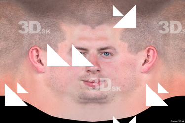 Male head texture