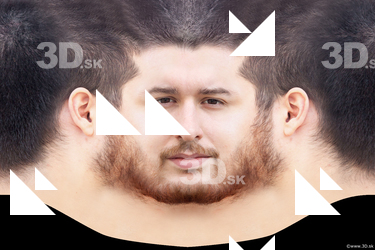Male head texture