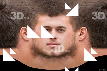 Male head texture