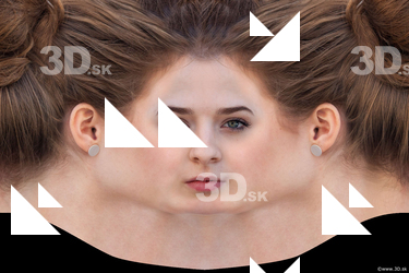 Female head texture