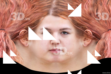 Female head texture