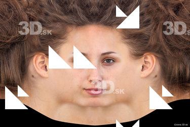 Female head texture