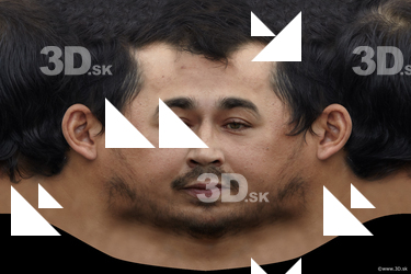 Male head texture