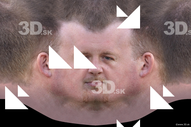 Male head texture
