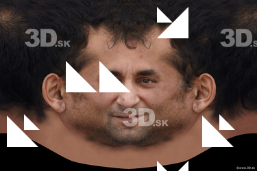 Male head texture