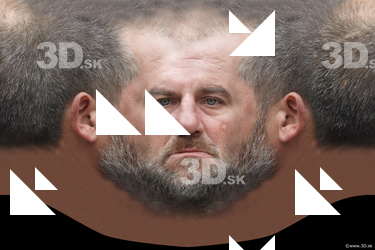 Male head texture