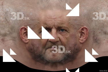 Male head texture