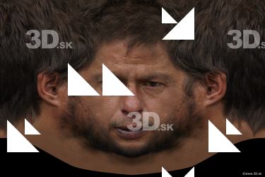 Male head texture
