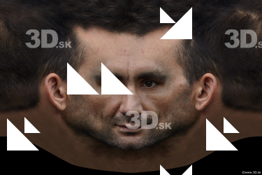 Male head texture