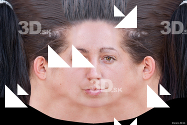 Female head texture