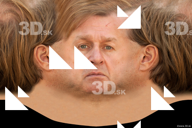 Male head texture