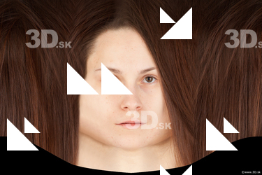 Female head texture