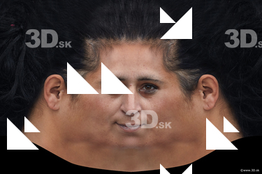 Female head texture