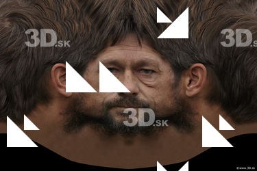 Male head texture