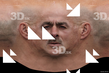 Male head texture