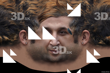 Male head texture