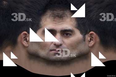 Male head texture