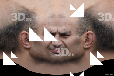Male head texture