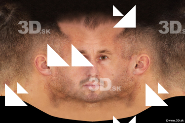 Male head texture