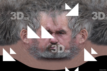 Male head texture
