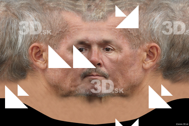 Male head texture