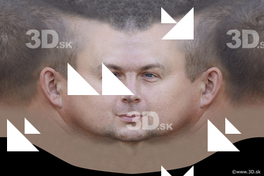 Male head texture