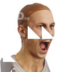 3D head scan of emotions and phonemes - Gavenda