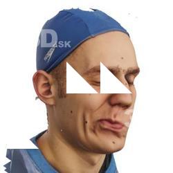 3D head scan of emotions and phonemes - Tomas