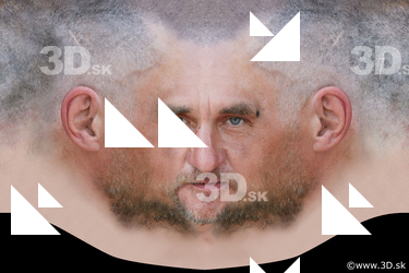 Male head texture