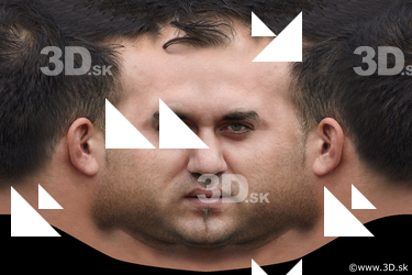 Male head texture