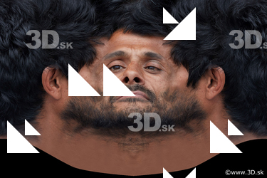 Male head texture