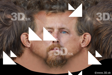 Male head texture