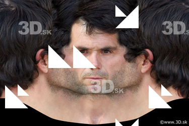 Male head texture