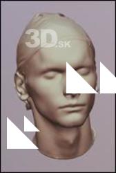 Man 3D scan of head 02