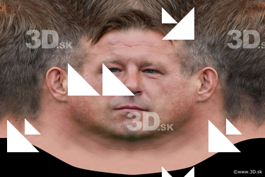 Male head texture