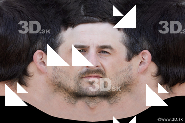Male head texture