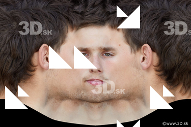 Male head texture