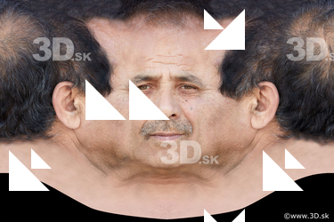 Male head texture