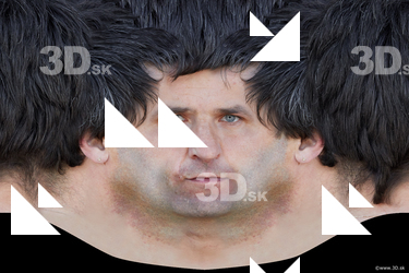 Male head texture