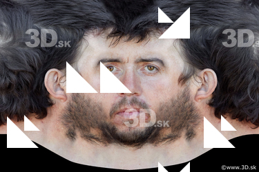 Male head texture