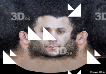 Male head texture