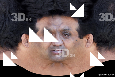 Male head texture